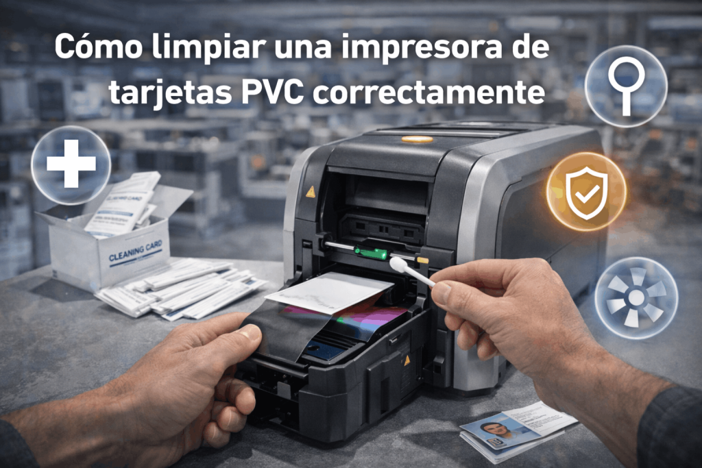 Cómo limpiar una impresora de tarjetas PVC correctamente
